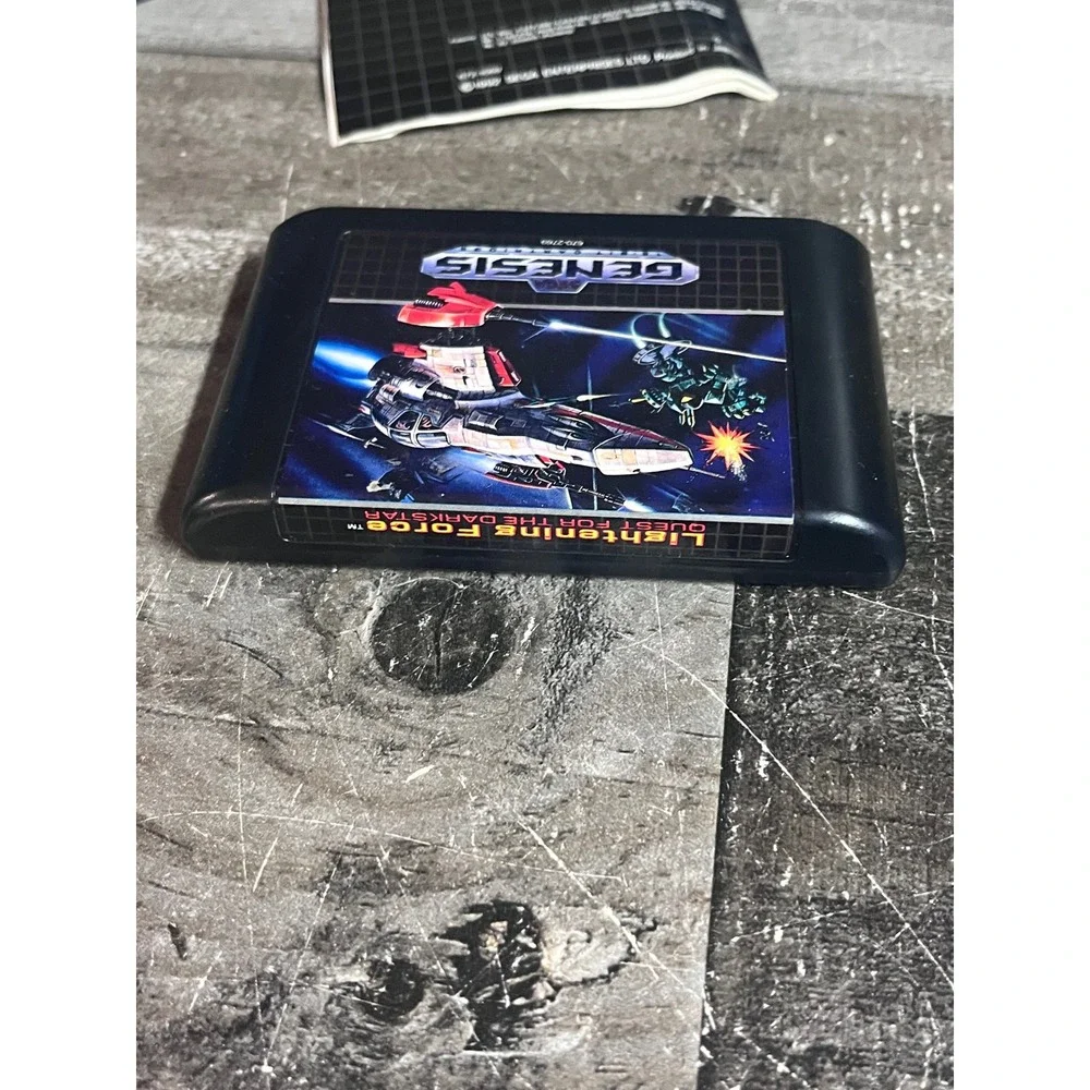 Lightening Force Quest for the Darkstar Sega Genesis CIB Shmup Thunder Force IV